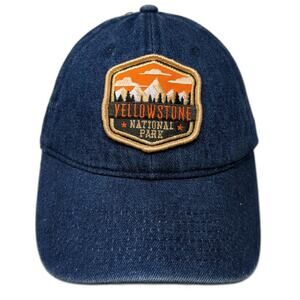 National Park Foundation Yellowstone Blue Baseball Cap One Size Slideback Hat